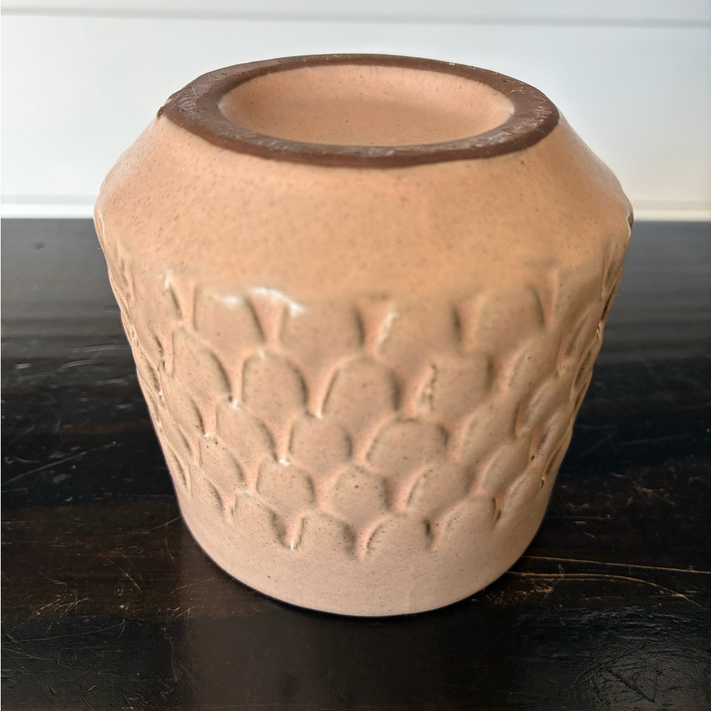 Mermaid Scale Ceramic Succulent Vase - Picture 2 of 3